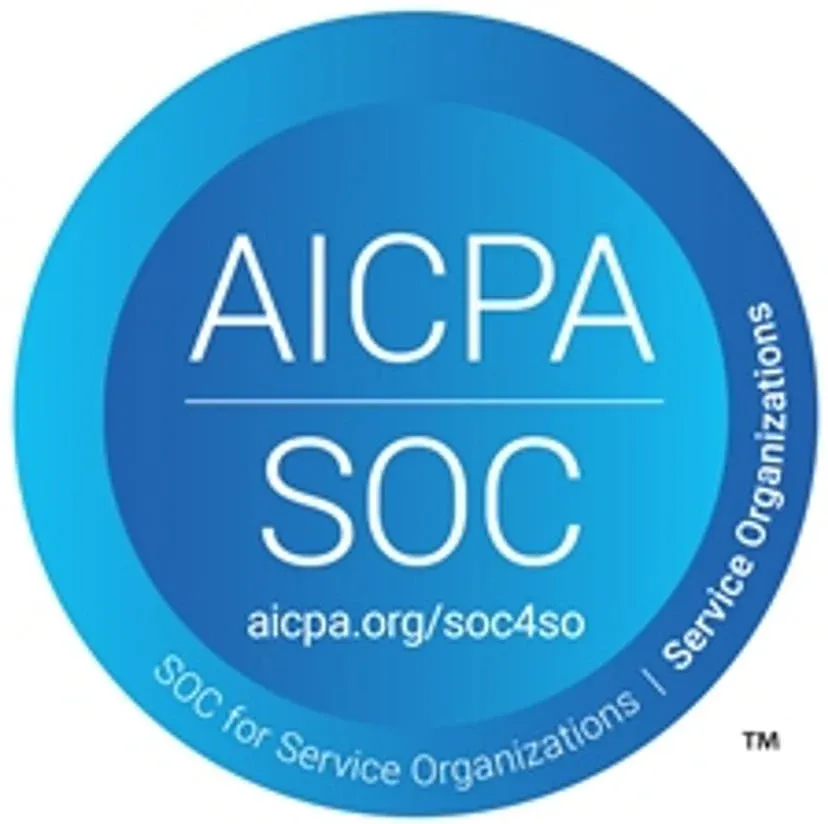 AICPA SOC for Service Organizations seal