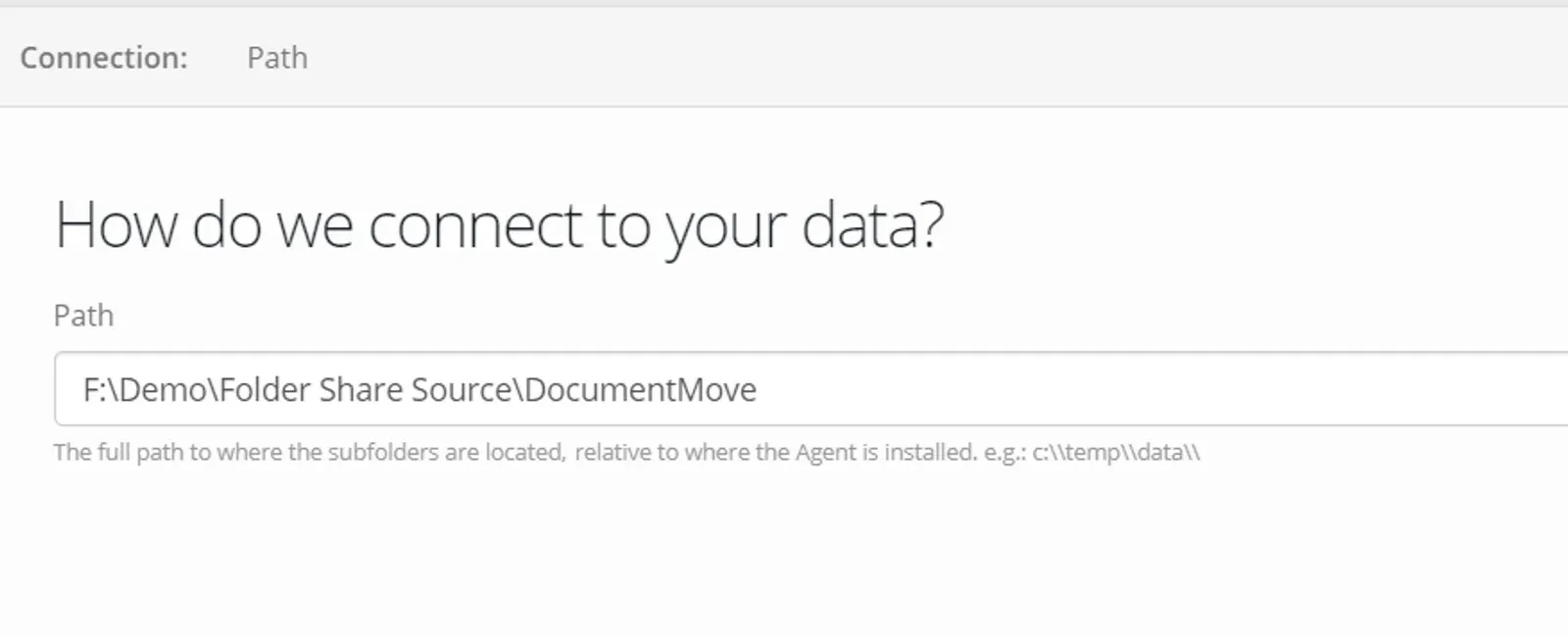Folder Datastores (screenshot)