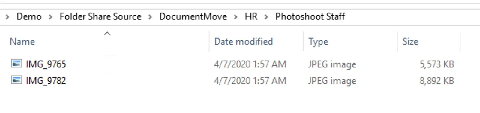 Folder Datastores (screenshot)