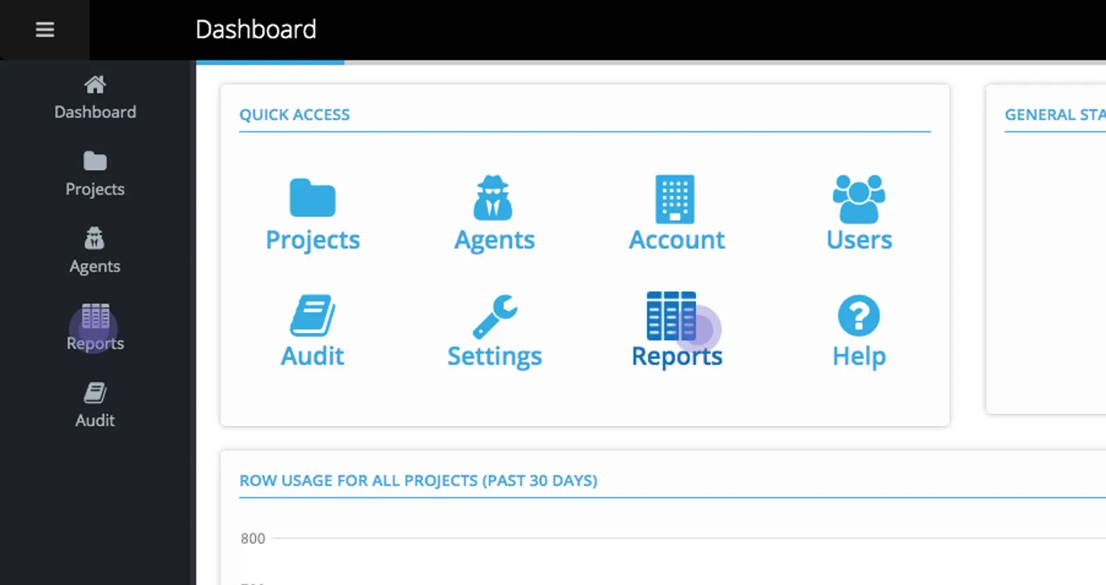 To navigate to the Report (screenshot)