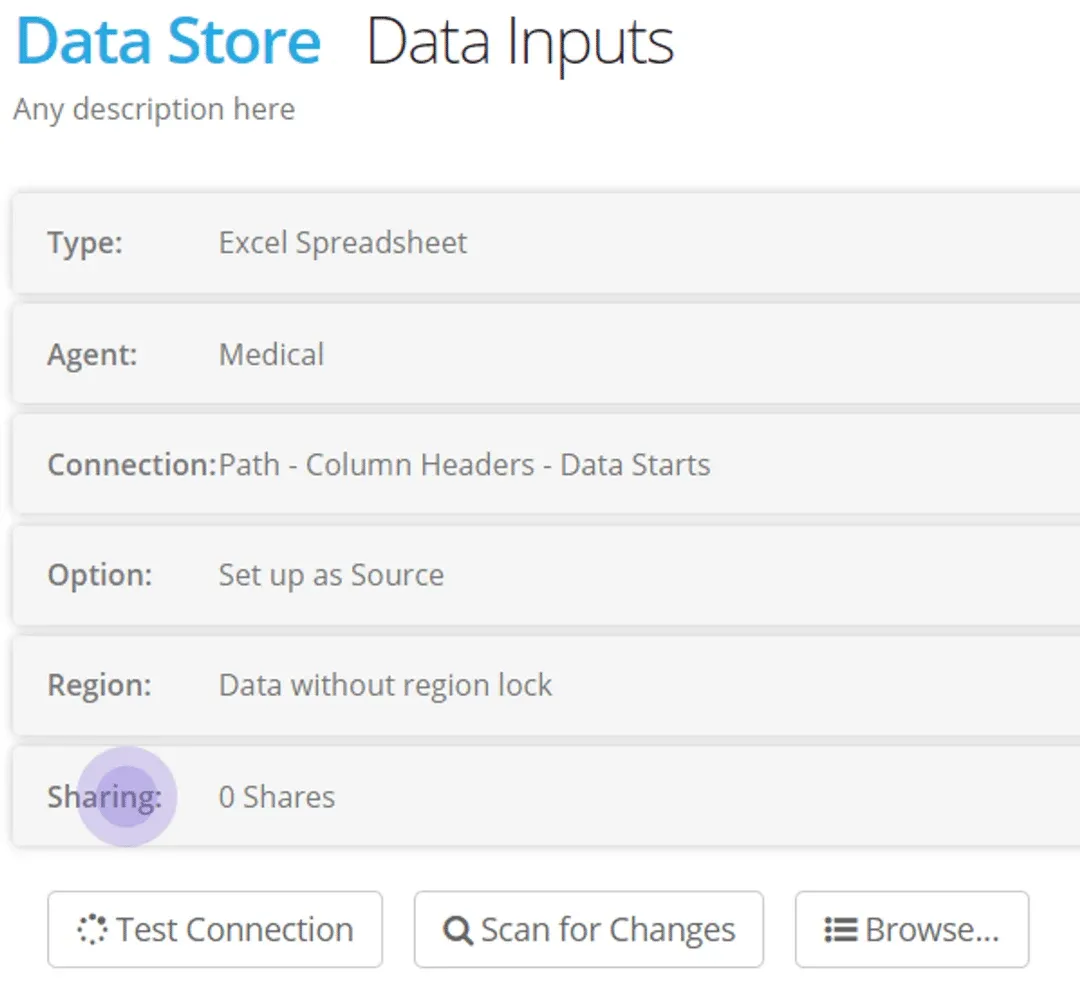 Creating the Datastore Invitation (screenshot)